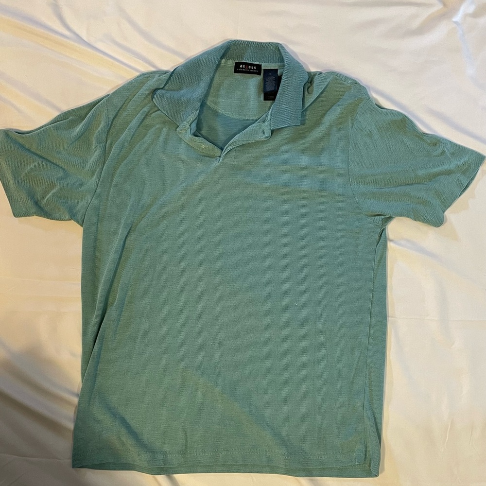 Axcess Light Green Men's Polo Shirt